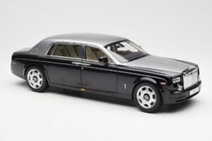 Rolls-Royce Phantom VII EWB Juodas ir Sidabrinis Kyosho 1:18 08841BKS Metalas - nuotrauka 6 iš 8