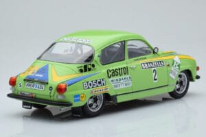 Saab 96 V4 #2 S. Blomqvist / H. Sylvan Rally Sweden 1976 IXO 1:18 18RMC085B Metalas - nuotrauka 2 iš 6