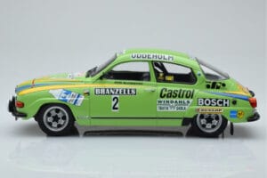 Saab 96 V4 #2 S. Blomqvist / H. Sylvan Rally Sweden 1976 IXO 1:18 18RMC085B Metalas - nuotrauka 3 iš 6