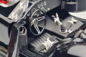 Shelby Cobra 427 S/C Juodas Kyosho 1:18 08048BK Metalas - nuotrauka 7 iš 9