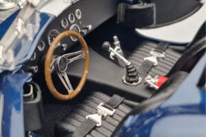 Shelby Cobra 427 S/C Tamsiai Mėlynas Kyosho 1:18 08048DBL Metalas - nuotrauka 7 iš 9
