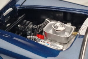 Shelby Cobra 427 S/C Tamsiai Mėlynas Kyosho 1:18 08048DBL Metalas - nuotrauka 8 iš 9
