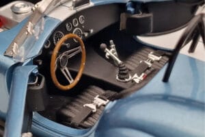 Shelby Cobra 427 S/C Šviesiai Mėlynas Kyosho 1:18 08048SBL Metalas - nuotrauka 7 iš 9