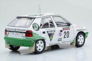 Skoda Felicia #20 S. Blomqvist / B. Cederberg Rally RAC Lombard 1995 IXO 1:18 18RMC147 Metalas - nuotrauka 2 iš 6