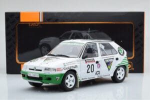 Skoda Felicia #20 S. Blomqvist / B. Cederberg Rally RAC Lombard 1995 IXO 1:18 18RMC147 Metalas - nuotrauka 6 iš 6