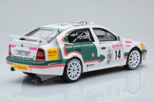 Skoda Octavia WRC #14 D. Auriol / D. Giraudet Rally Monte Carlo 2003 Otto 1:18 OT431 Derva - nuotrauka 2 iš 6