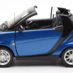 Smart Fortwo 451 Cabrio Mėlynas & Juodas Minichamps 1:18 - image 4 of 8