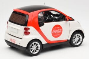 Smart Fortwo 451 Coca-Cola Minichamps 1:18 150036301 Metalas - nuotrauka 3 iš 8