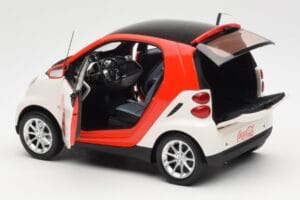 Smart Fortwo 451 Coca-Cola Minichamps 1:18 150036301 Metalas - nuotrauka 5 iš 8