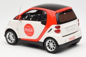 Smart Fortwo 451 Coca-Cola Minichamps 1:18 150036301 Metalas - nuotrauka 7 iš 8