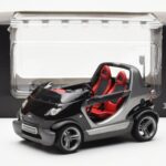 Smart Fortwo Crossblade Kabrioletas Sidabrinis Juodas Kyosho 1:18 - image 6 of 6