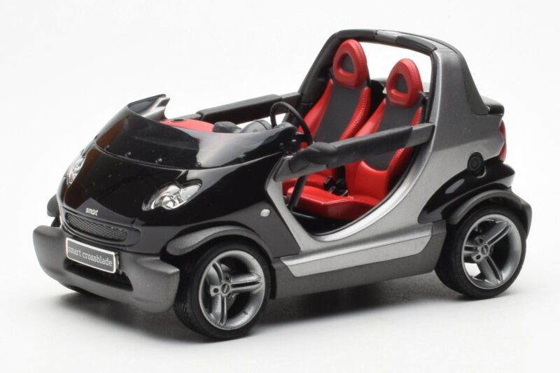 Smart Fortwo Crossblade Kabrioletas Sidabrinis Juodas Kyosho 1:18