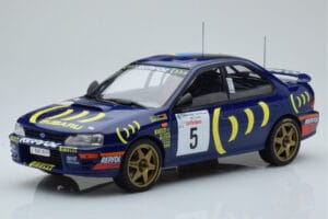 Subaru Impreza 555 #5 C. Sainz / L. Moya Tour de Corse 1995 IXO 1:18