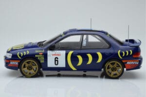 Subaru Impreza 555 #6 P. Liatti / C. Cassina Tour de Corse 1995 IXO 1:18 18RMC063C Metalas - nuotrauka 3 iš 6