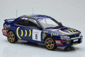 Subaru Impreza 555 #6 P. Liatti / C. Cassina Tour de Corse 1995 IXO 1:18 18RMC063C Metalas - nuotrauka 4 iš 6