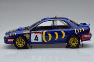 Subaru Impreza #4 C. McRae / D. Ringer Winner RAC Rally 1994 Kyosho 1:18 08962A Metalas - nuotrauka 4 iš 9