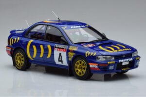 Subaru Impreza #4 C. McRae / D. Ringer Winner RAC Rally 1994 Kyosho 1:18 08962A Metalas - nuotrauka 5 iš 9