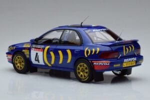 Subaru Impreza #4 C. McRae / D. Ringer Winner RAC Rally 1994 Kyosho 1:18 08962A Metalas - nuotrauka 6 iš 9