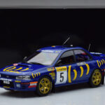 Subaru Impreza #5 C. Sainz / L. Moya 2nd Place Rally Monte Carlo 1995 Kyosho 1:18 - image 9 of 9