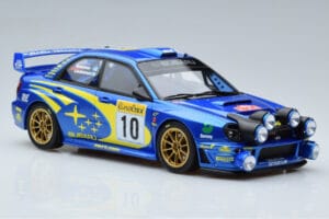 Subaru Impreza WRC #10 T. Makinen / K. Lindstrom Rally Monte Carlo Night Version 2002 Otto 1:18 OT784 Derva - nuotrauka 4 iš 6