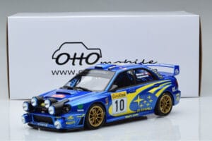Subaru Impreza WRC #10 T. Makinen / K. Lindstrom Rally Monte Carlo Night Version 2002 Otto 1:18 OT784 Derva - nuotrauka 6 iš 6