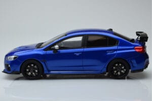 Subaru Impreza WRX STI Nurburgring Challenge Package Mėlynas Kyosho 1:18 KSR18021BL Derva - nuotrauka 3 iš 5