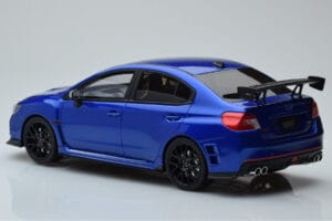 Subaru Impreza WRX STI Nurburgring Challenge Package Mėlynas Kyosho 1:18 KSR18021BL Derva - nuotrauka 4 iš 5