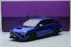 Subaru Impreza WRX STI Nurburgring Challenge Package Mėlynas Kyosho 1:18 KSR18021BL Derva - nuotrauka 5 iš 5