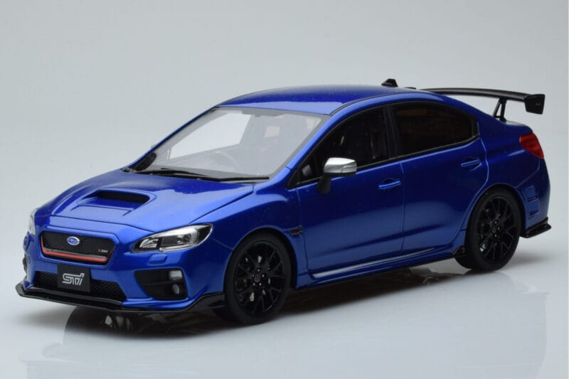 Subaru Impreza WRX STI Nurburgring Challenge Package Mėlynas Kyosho 1:18
