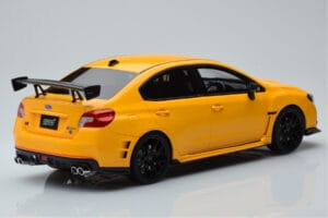 Subaru Impreza WRX STI Nurburgring Challenge Package Geltonas Kyosho 1:18 KSR18021Y Derva - nuotrauka 2 iš 5