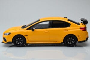 Subaru Impreza WRX STI Nurburgring Challenge Package Geltonas Kyosho 1:18 KSR18021Y Derva - nuotrauka 3 iš 5