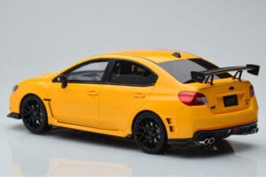 Subaru Impreza WRX STI Nurburgring Challenge Package Geltonas Kyosho 1:18 KSR18021Y Derva - nuotrauka 4 iš 5
