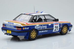 Subaru Legacy RS #21 C. McRae / D. Ringer RAC Rally 1991 IXO 1:18 18RMC080B Metalas - nuotrauka 2 iš 6