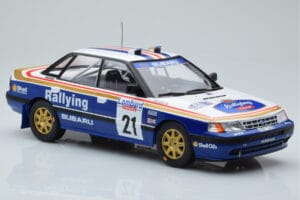 Subaru Legacy RS #21 C. McRae / D. Ringer RAC Rally 1991 IXO 1:18 18RMC080B Metalas - nuotrauka 4 iš 6