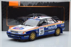 Subaru Legacy RS #21 C. McRae / D. Ringer RAC Rally 1991 IXO 1:18 18RMC080B Metalas - nuotrauka 6 iš 6