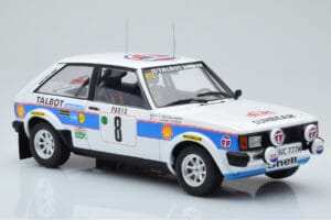 Talbot Sunbeam Lotus Night Version #8 H. Toivonen / P. White Rally Monte Carlo 1981 IXO 1:18 18RMC095B Metalas - nuotrauka 4 iš 6