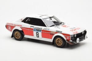 Toyota Celica 2000 GT RA21 #8 H. Mikkola / A. Hertz Lombard RAC Rally 1977 Otto 1:18 OT1044 Derva - nuotrauka 4 iš 6