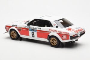 Toyota Celica 2000 GT RA21 #8 H. Mikkola / A. Hertz Lombard RAC Rally 1977 Otto 1:18 OT1044 Derva - nuotrauka 5 iš 6