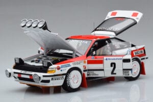 Toyota Celica GT-Four ST165 #2 C. Sainz / L. Moya Winner Rally Monte Carlo 1991 Kyosho 1:18 08961B Metalas - nuotrauka 2 iš 12