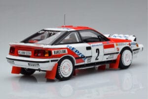 Toyota Celica GT-Four ST165 #2 C. Sainz / L. Moya Winner Rally Monte Carlo 1991 Kyosho 1:18 08961B Metalas - nuotrauka 3 iš 12