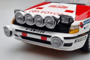 Toyota Celica GT-Four ST165 #2 C. Sainz / L. Moya Winner Rally Monte Carlo 1991 Kyosho 1:18 08961B Metalas - nuotrauka 7 iš 12