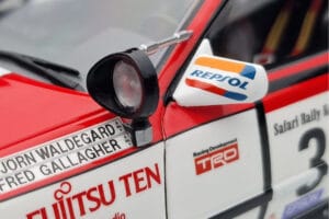 Toyota Celica GT-Four ST165 #3 B. Waldegard / F. Gallagher Winner Safari Rally 1990 Kyosho 1:18 08961A Metalas - nuotrauka 11 iš 12