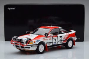 Toyota Celica GT-Four ST165 #3 B. Waldegard / F. Gallagher Winner Safari Rally 1990 Kyosho 1:18 08961A Metalas - nuotrauka 12 iš 12