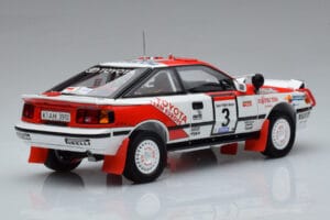 Toyota Celica GT-Four ST165 #3 B. Waldegard / F. Gallagher Winner Safari Rally 1990 Kyosho 1:18 08961A Metalas - nuotrauka 3 iš 12