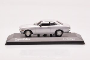 Toyota Celica A20 Sidabrinis Minichamps 1:43