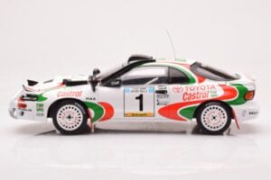 Toyota Celica Turbo 4WD ST185 #1 J. Kankkunen / J. Piironen Safari Rally 1993 IXO 1:18 18RMC150A Metalas - nuotrauka 3 iš 6