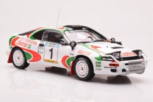 Toyota Celica Turbo 4WD ST185 #1 J. Kankkunen / J. Piironen Safari Rally 1993 IXO 1:18 18RMC150A Metalas - nuotrauka 4 iš 6