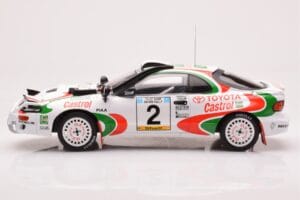 Toyota Celica Turbo 4WD ST185 #2 M. Alén / I. Kivimäki Safari Rally 1993 IXO 1:18 18RMC150B Metalas - nuotrauka 3 iš 6