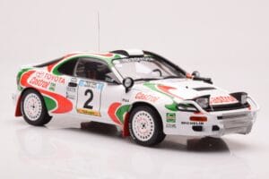 Toyota Celica Turbo 4WD ST185 #2 M. Alén / I. Kivimäki Safari Rally 1993 IXO 1:18 18RMC150B Metalas - nuotrauka 4 iš 6
