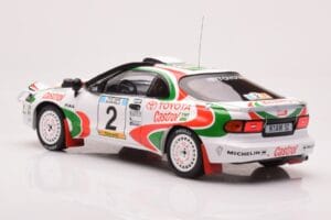 Toyota Celica Turbo 4WD ST185 #2 M. Alén / I. Kivimäki Safari Rally 1993 IXO 1:18 18RMC150B Metalas - nuotrauka 5 iš 6